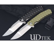 Hunter no logo D2 blade and G10 handle hunting folding knife UD407670